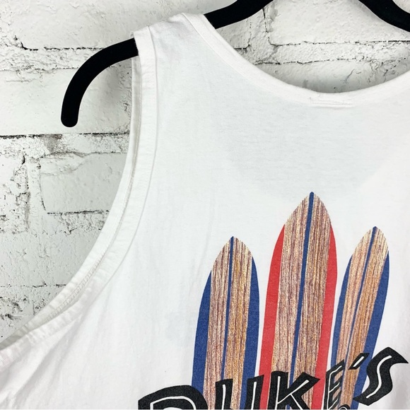Vintage Duke’s Canoe Club Waikiki Hawaii Surf Beach Sleeveless Tank XL - Picture 7 of 7